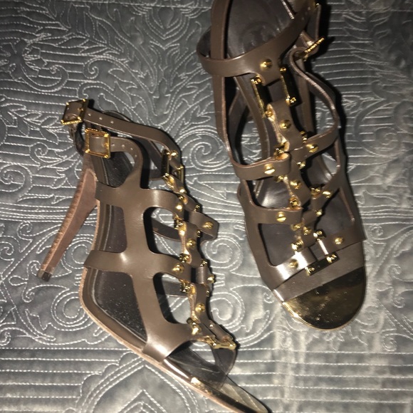 TORY BURCH FRANCESCA GLADIATOR HEELS - SZ 8 - Picture 5 of 8